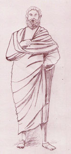 Resultado de imagen para vestimenta exomis grecia antigua